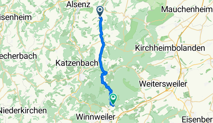 Hauptstraße, Gaugrehweiler nach Am Kupferberg, Imsbach