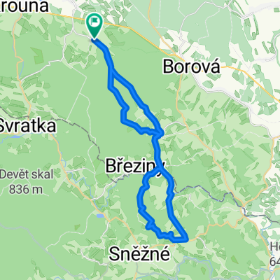 Středně náročná trasa