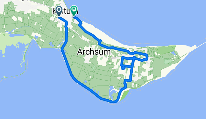 Westerhörn, Sylt nach Am Tipkenhoog, Sylt