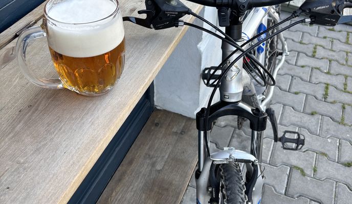 Photo 1 of the Bikemap route "Pod Strání, Praha 10 до Pod Strání, Praha 10"