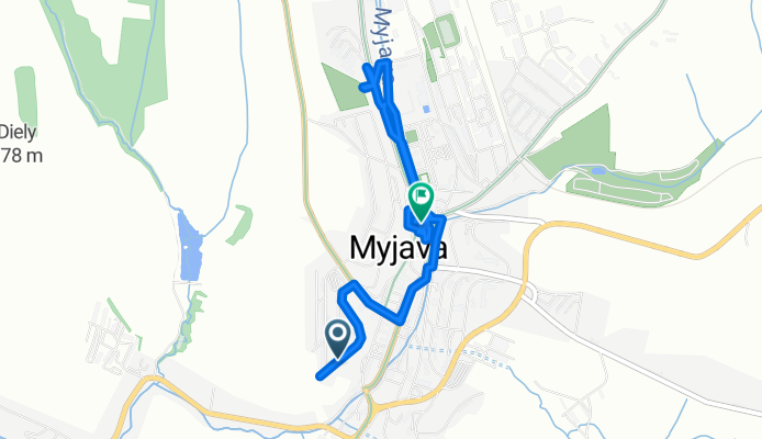 Prechazka okolo Myjava