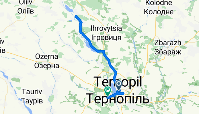 вул. Крушельницької to вулиця Тролейбусна 15а