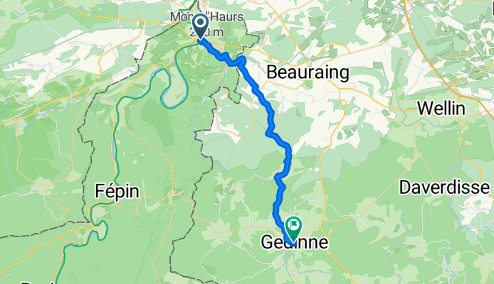 from Givet to Gedinne