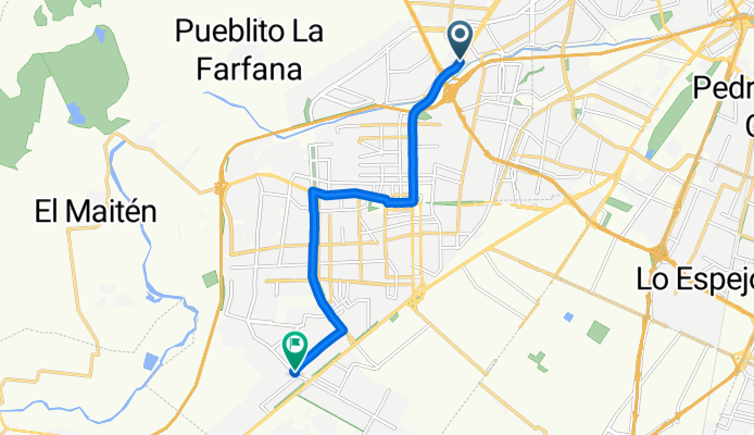 De Avenida Los Pajaritos a Capellán Florencio Infante