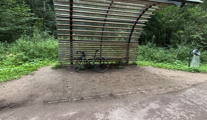 Photo 1 of the Bikemap route "Новомещёрский проезд, Москва до Боровское шоссе, Москва"