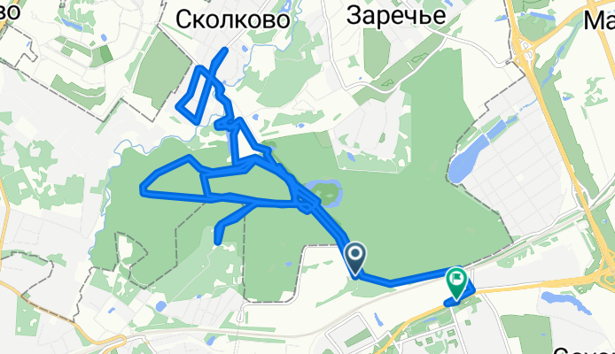 Новомещёрский проезд, Москва до Боровское шоссе, Москва