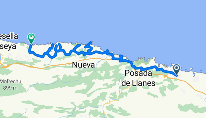 Asturias - Celorio, Llanes a Ribadesella