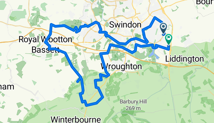 Truman Close, Swindon to Ridge Nether Moor, Swindon