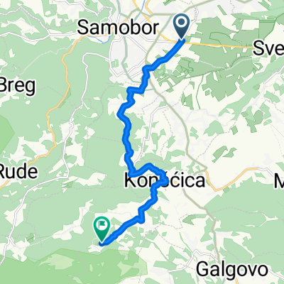 Route to Planinarski dom "Dr. Maks Plotnikov"