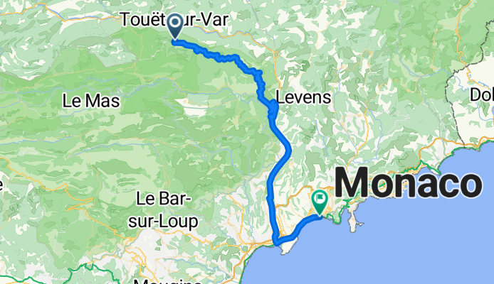 Puget-Théniers - Nizza
