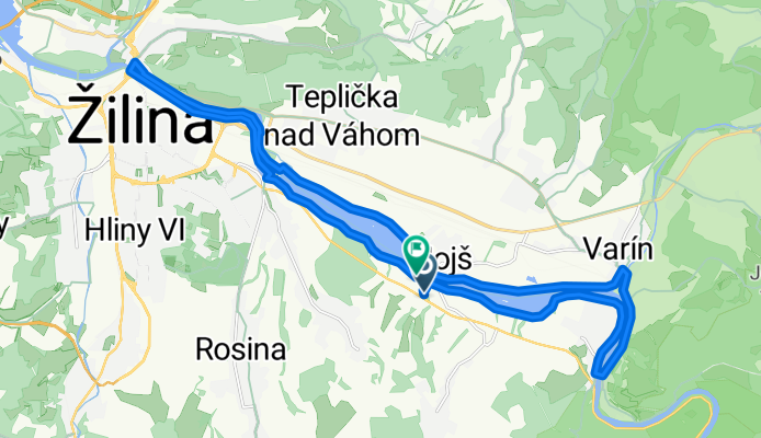 Úhorová, Žilina až Mojšova Lúčka, Žilina