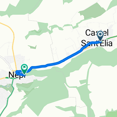 Piazza Cardinal Gasparri, Castel Sant'Elia a Via Totene, Nepi