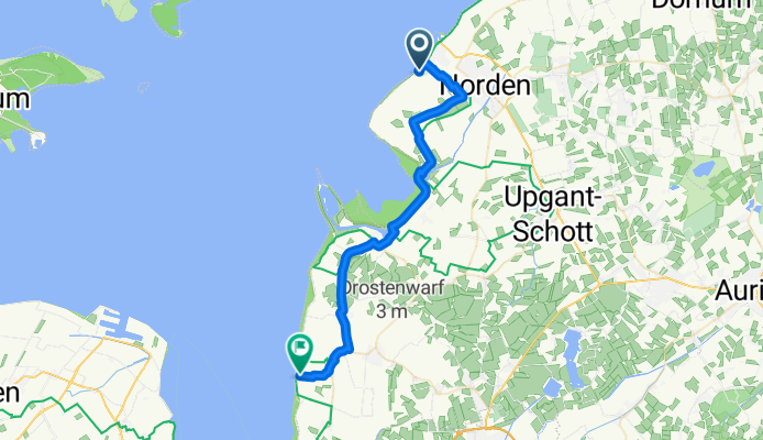 Deichstraße nach Deichblick