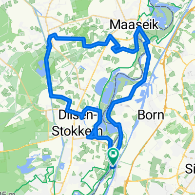 Berg aan de Maas - Ründchen Smokkelmarkt - Dilsen-Stokkem - 't Eilandje - Neeroeteren - Maaseik - Kokkelert - Illikhoven - Grevenbicht - Obbicht und zurück 2025