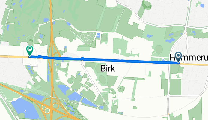 Landbrugsskolestien, Herning to Silkeborgvej, Herning