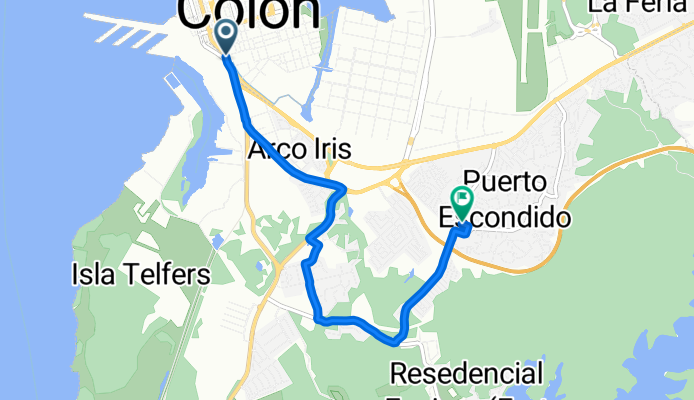 Paseo Centenario, Colón a Avenida Jaime Vélez, Colón