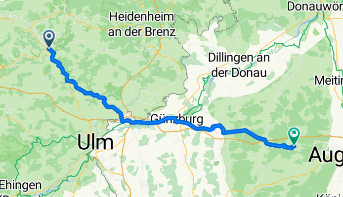 Von Geislingen an der Steige bis Horgau