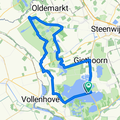 Giethoorn 52 km Runde
