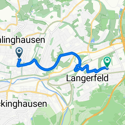 Huldastraße nach Schwelmer Straße