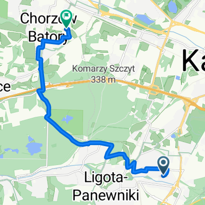 W Orkana, Katowice do Leśna, Chorzów