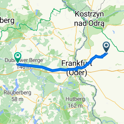 Serbów, Rzepin nach Am Bahnhof, Fürstenwalde/Spree