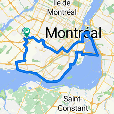 Boul Docteur-Frederik-Philips, Montréal to Boul Docteur-Frederik-Philips, Montréal