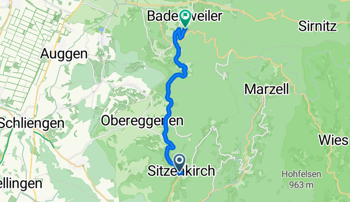 Kandern nach Badenweiler