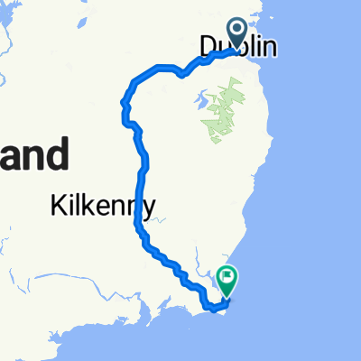 From Dublin to Rosslare Harbour