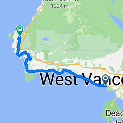 Ambleside to Horseshoe Bay (W. Van Bike Route Network)
