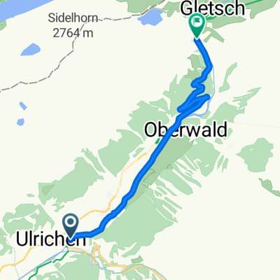 Route in Obergoms