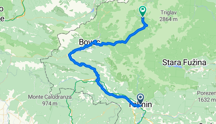 Tolmin - Kranjska Gora