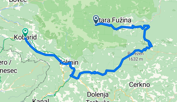Bohinjska Bistrica - Kobarid