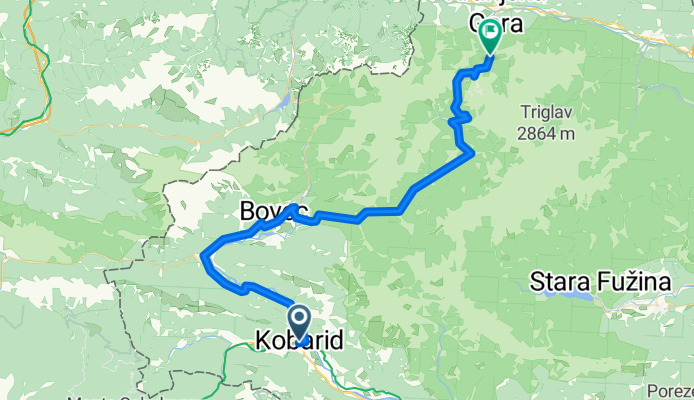 Kobarid - Kranjska Gora
