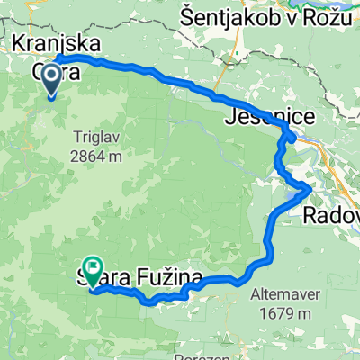 Kranjska Gora - Bohinjska Bistrica