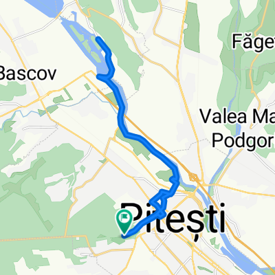 Strada Trivale, Pitești to Strada Trivale, Pitești