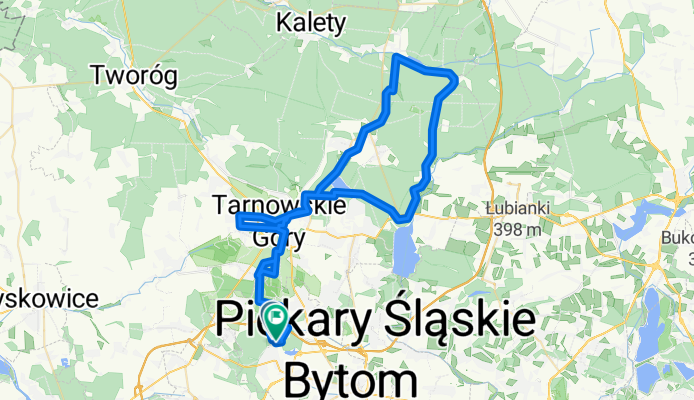 Route in Bytom