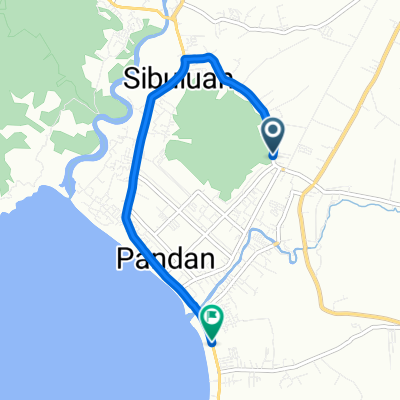 Route from Jalan Arion
