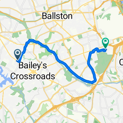 Leesburg Pike, Falls Church to S Rolfe St, Arlington