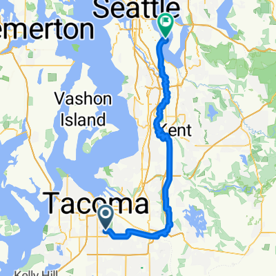 E 61st St, Tacoma to Seattle