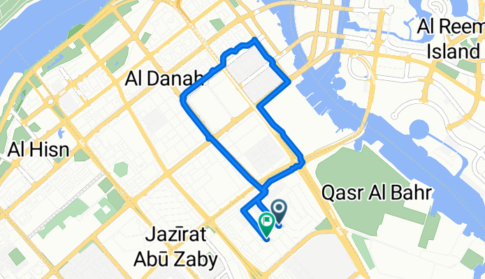 Al Meel Street, Abu Dhabi to Al Rdoum Street, Abu Dhabi