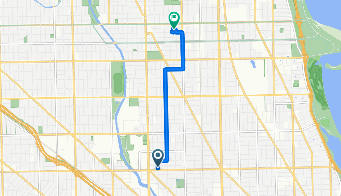 W Belmont Ave, Chicago to W Leland Ave, Chicago