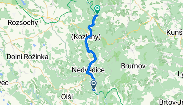 Nedvědice - Olešnice