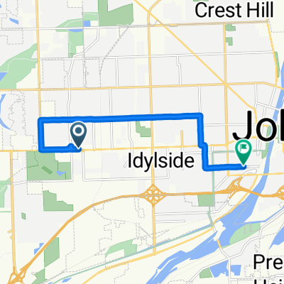 W Jefferson St, Joliet to S Comstock St, Joliet