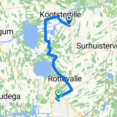 Tsjerke Buorren, Drogeham to De Wetterwille, Drachten