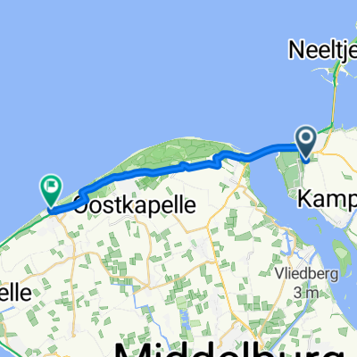 Waterlijn, Kamperland nach Strand Domburg, Domburg