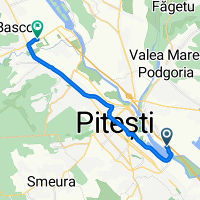 Autostrada București-Pitești, Ștefănești to Strada Serelor, Bascov