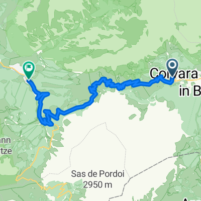 Strada Sorà, Corvara in Badia to Strada Mëisules, Selva di Val Gardena