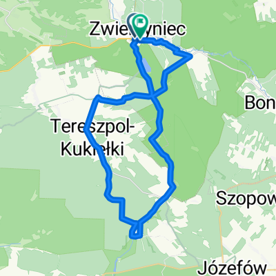 Route in Zwierzyniec