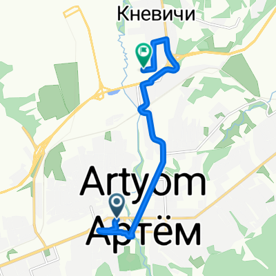 улица Кирова, Артём до Саратовский переулок, Кневичи