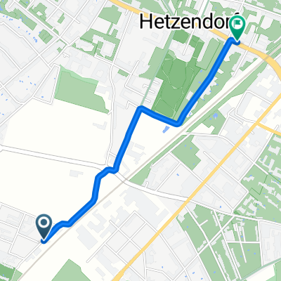 Hainbuchenweg nach Hetzendorfer Straße